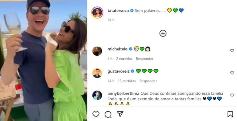 Thais Fersoza expõe o que vive ao lado do amado, Michel Teló Thais Fersoza expõe o que vive ao lado do amado, Michel Teló