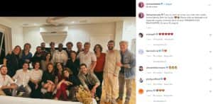 Larissa Manoela com aprte da equipe e elenco de Além da Ilusão (Foto: Reprodução / Instagram) Larissa Manoela com aprte da equipe e elenco de Além da Ilusão (Foto: Reprodução / Instagram)