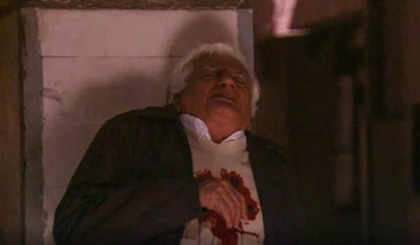 Salvatore (Walmor Chagas) é assassinado na novela A Favorita (Foto: Reprodução / Globo) Salvatore (Walmor Chagas) é assassinado na novela A Favorita (Foto: Reprodução / Globo)