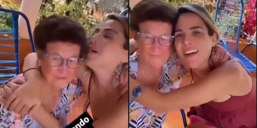 Zilu Godói surge ao lado da avó em vídeo de Zilu - Foto: Reprodução Zilu Godói surge ao lado da avó em vídeo de Zilu - Foto: Reprodução