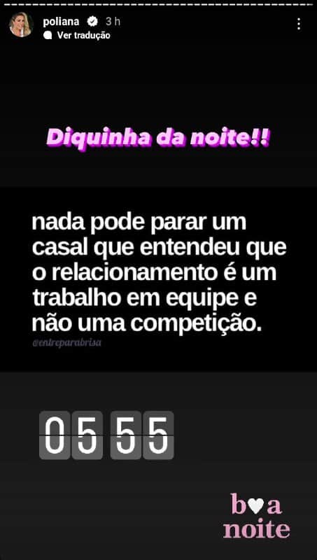 Poliana Rocha falou de casamento com Leonardo (Foto: Reprodução/ Instagram) Poliana Rocha falou de casamento com Leonardo (Foto: Reprodução/ Instagram)