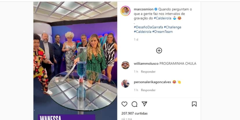Desafio da garrafa Wanessa no Caldeirão Desafio da garrafa Wanessa no Caldeirão