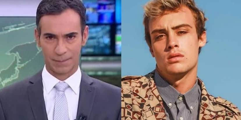 Jornalista César Tralli quebra protocolo ao vivo durante o Jornal Hoje na Globo e pede que criminoso pague indenização após matar jovem - Reprodução Jornalista César Tralli quebra protocolo ao vivo durante o Jornal Hoje na Globo e pede que criminoso pague indenização após matar jovem - Reprodução
