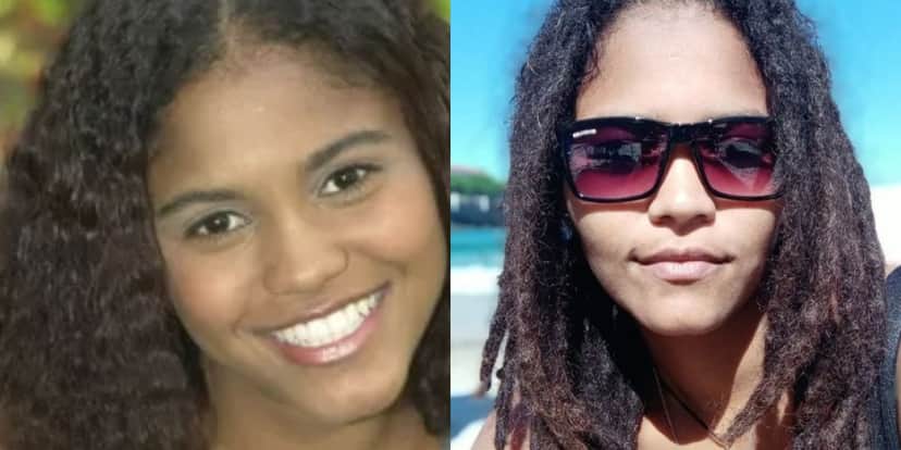 Jéssia Sodré, atriz que fez Lady Daiane, na época da novela e atualmente Jéssia Sodré, atriz que fez Lady Daiane, na época da novela e atualmente