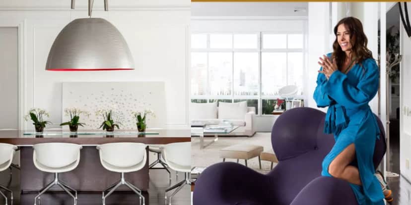 Entramos no apartamento luxuoso de Adriane Galisteu: 700 m², sala gigantes e itens de luxo; Veja as fotos Entramos no apartamento luxuoso de Adriane Galisteu: 700 m², sala gigantes e itens de luxo; Veja as fotos