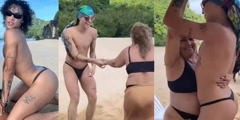 Mãe expõe fotos sensuais de Pabllo Vittar em Fernando de Noronha Mãe expõe fotos sensuais de Pabllo Vittar em Fernando de Noronha