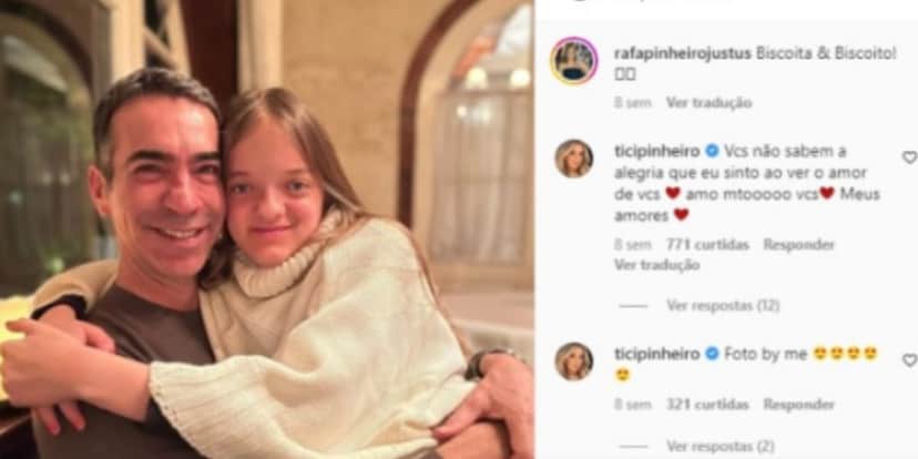 Rafinha Justus expõe relação com esposo de Ticiane Pinheiro, Cesar Tralli - Foto: Reprodução Instagram Rafinha Justus expõe relação com esposo de Ticiane Pinheiro, Cesar Tralli - Foto: Reprodução Instagram