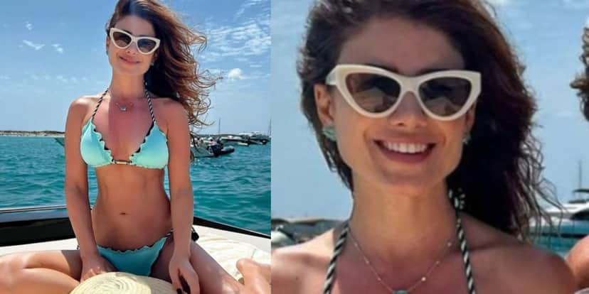 Paula Fernandes posa de biquíni durante passeio luxuoso de barco pelo mar da Espanha - Reprodução Instagram Paula Fernandes posa de biquíni durante passeio luxuoso de barco pelo mar da Espanha - Reprodução Instagram