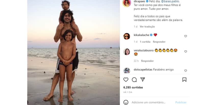 Dira Paes - marido - filhos Dira Paes - marido - filhos