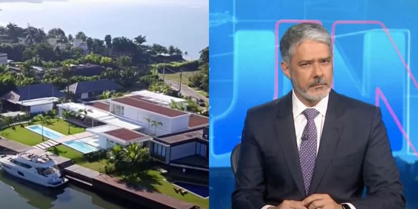 Âncora do Jornal Nacional vive em mansão luxuosa (Imagem: Montagem) Âncora do Jornal Nacional vive em mansão luxuosa (Imagem: Montagem)