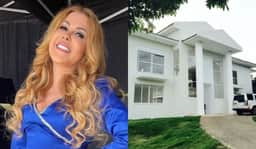 Veja a mansão gigantesca da cantora Joelma com 10 banheiros, 7 suítes, sala enorme e área livre