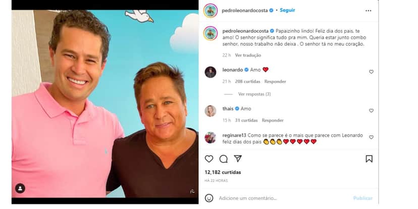 Pedro Leonardo e Leonardo Pedro Leonardo e Leonardo