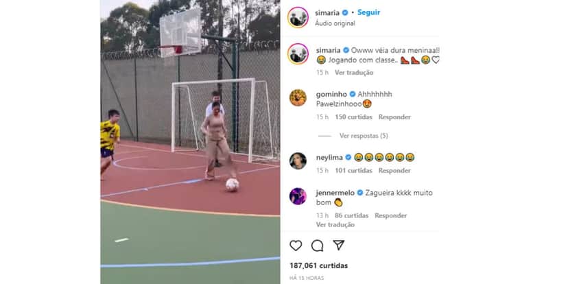 Simaria - jogando futebol Simaria - jogando futebol