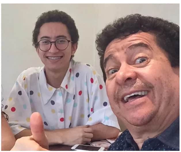 Solimões e o filho Gabriel Solimões e o filho Gabriel