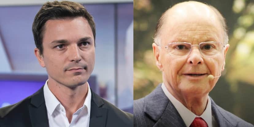 Diego Esteves em guerra cm Edir Macedo (Reprodução: Montagem TV Foco)