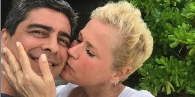 Xuxa ao lado do marido, Junno (Foto: Divulgação) Xuxa ao lado do marido, Junno (Foto: Divulgação)
