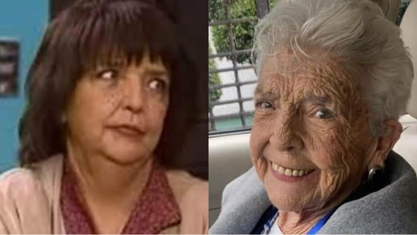 Anabel Gutiérrez como dona Agrimaldolina do "Chaveco" e mais recentemente, aos 90 anos Anabel Gutiérrez como dona Agrimaldolina do "Chaveco" e mais recentemente, aos 90 anos