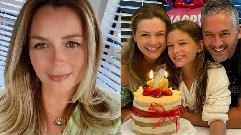 Bianca Castanho, atualmente e com sua linda família Bianca Castanho, atualmente e com sua linda família