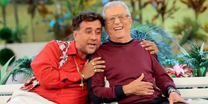 Paulinho Gogó e Carlos Alberto na Praça (Foto: Reprodução)