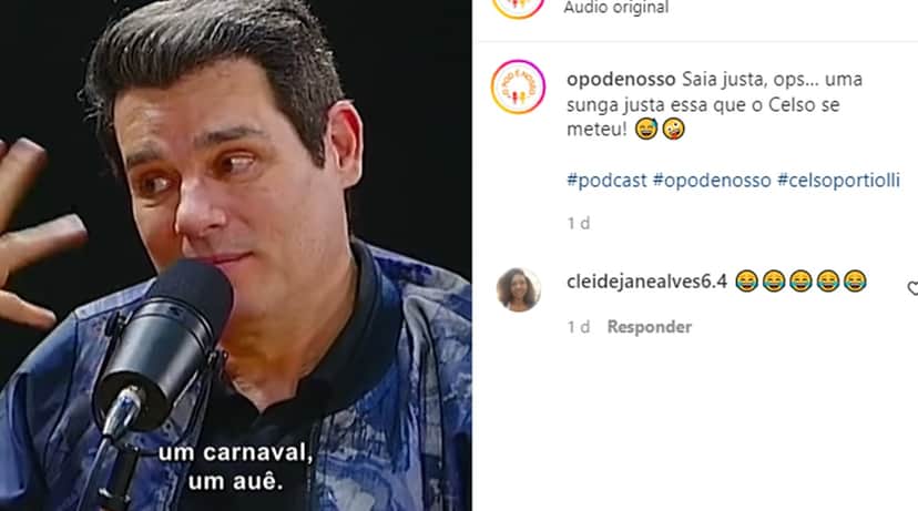 Celso Portiolli participa do "O Pod é Nosso" de Carlos Alberto Celso Portiolli participa do "O Pod é Nosso" de Carlos Alberto