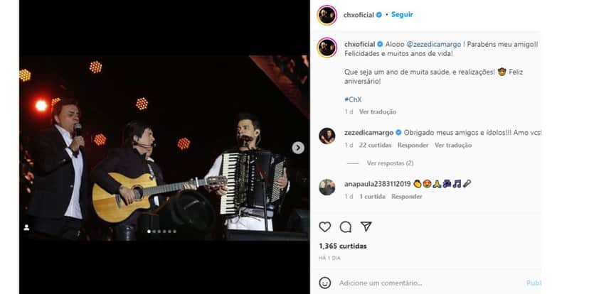 chitãozinho e xororó - homenagem - zezé chitãozinho e xororó - homenagem - zezé