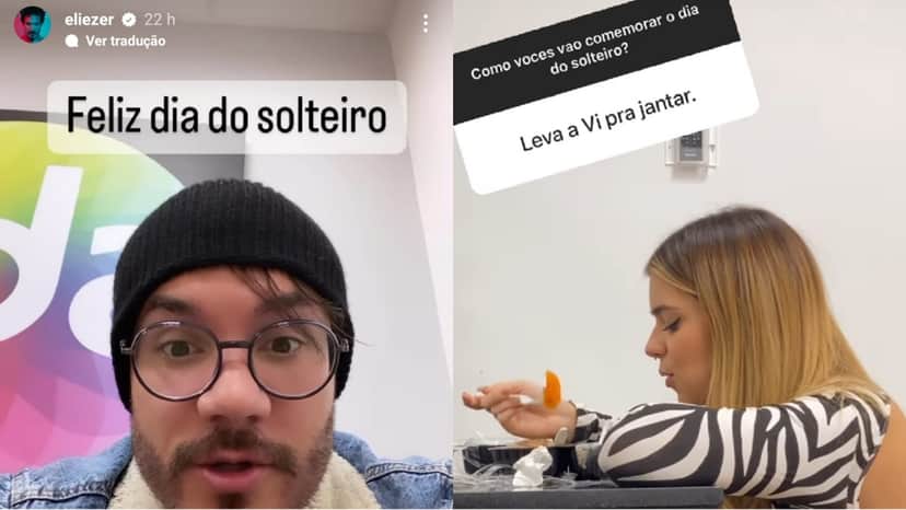 Eliezer faz brincadeiras de mal gosto e desperta ciúmes e ira de Viih Tube Eliezer faz brincadeiras de mal gosto e desperta ciúmes e ira de Viih Tube