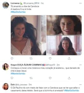 Mar do Sertão estreia com Ibope alto e agrada telespectador da Globo (Foto: Reprodução / Twitter) Mar do Sertão estreia com Ibope alto e agrada telespectador da Globo (Foto: Reprodução / Twitter)