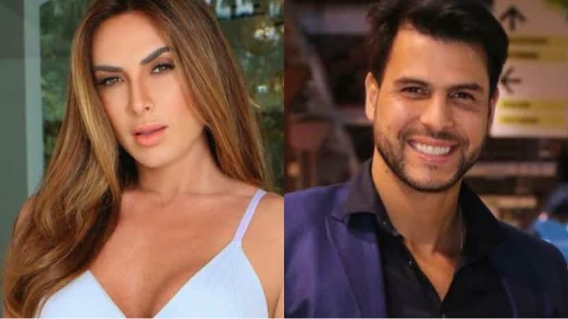 O ex-casal Nicole Bahls e Marcelo Bimbi O ex-casal Nicole Bahls e Marcelo Bimbi