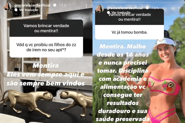 Graciele Lacerda se defende de acusações (Foto: Reprodução/Instagram) Graciele Lacerda se defende de acusações (Foto: Reprodução/Instagram)