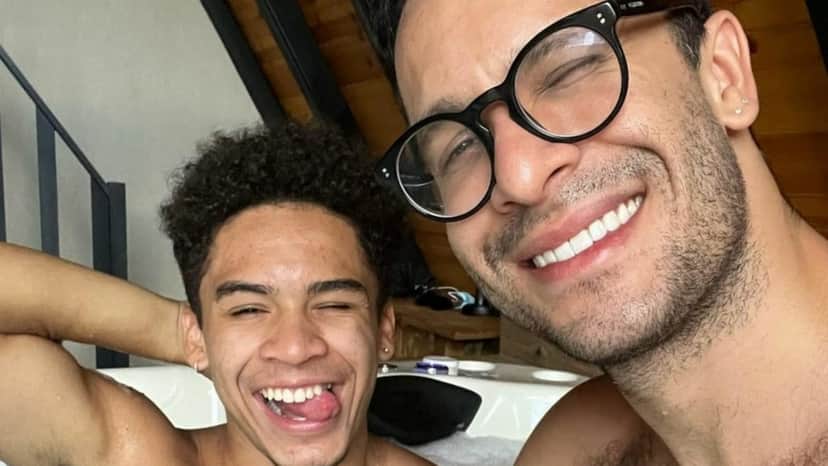 Pietro Cadete e seu pai famoso, Rainer Cadete Pietro Cadete e seu pai famoso, Rainer Cadete