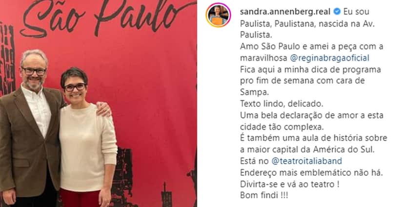 Sandra Annenberg ao lado do marido, o jornalista Ernesto Paglia Sandra Annenberg ao lado do marido, o jornalista Ernesto Paglia