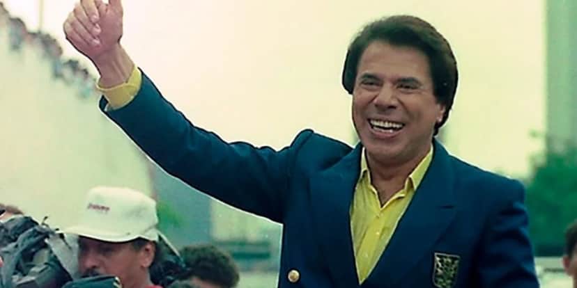 Silvio Santos na época que era candidato a Presidente - Foto: Reprodução Silvio Santos na época que era candidato a Presidente - Foto: Reprodução