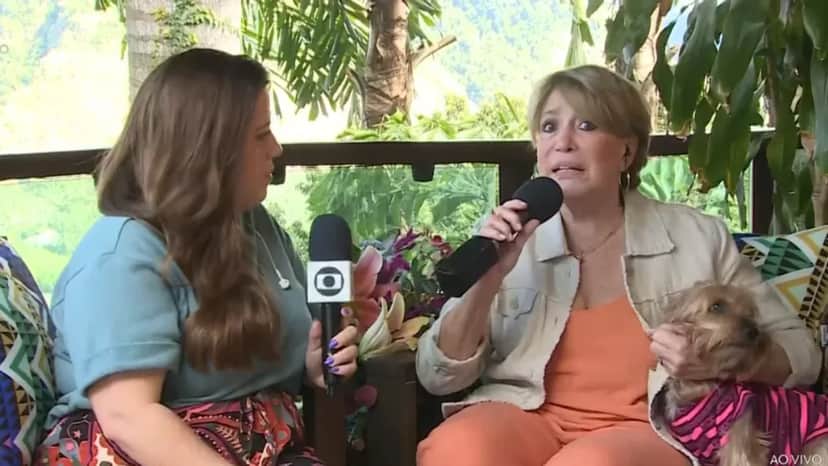 Susana Vieira é entrevistada por Tati Machado em seu aniversário de 80 anos (Foto: Reprodução) Susana Vieira é entrevistada por Tati Machado em seu aniversário de 80 anos (Foto: Reprodução)