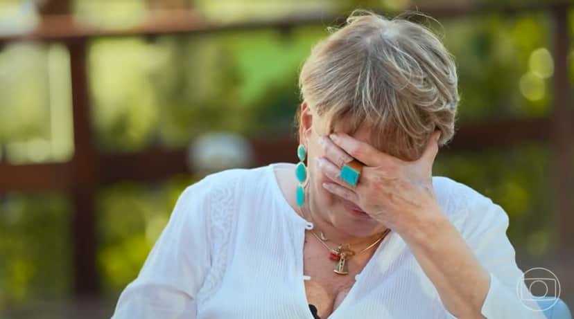 Susana Vieira se emocionou ao falar do medo da morte (Foto: Reprodução) Susana Vieira se emocionou ao falar do medo da morte (Foto: Reprodução)