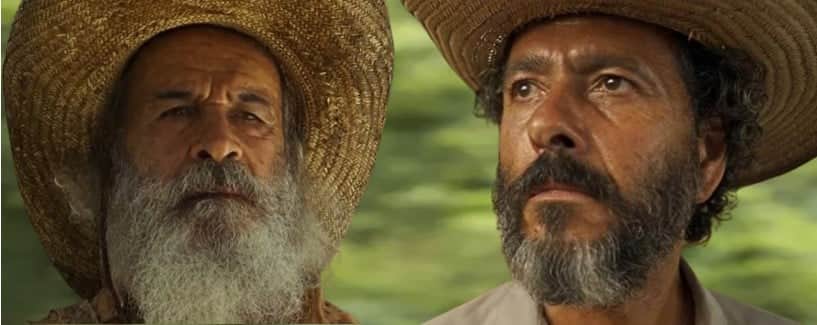 Pantanal - Desvendado porque Velho do Rio (Osmar Prado) é tinhoso e se recusa a aparecer para José Leôncio (Marcos Palmeira) (Foto: Reprodução / Globo) Pantanal - Desvendado porque Velho do Rio (Osmar Prado) é tinhoso e se recusa a aparecer para José Leôncio (Marcos Palmeira) (Foto: Reprodução / Globo)