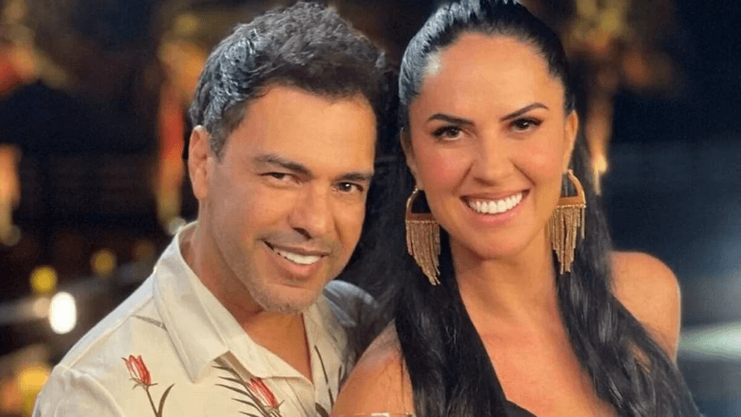 Zezé Di Camargo ao lado de Graciele Lacerda (Foto: Reprodução) Zezé Di Camargo ao lado de Graciele Lacerda (Foto: Reprodução)