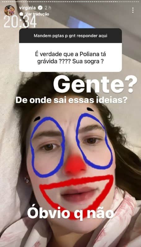 Virgínia Fonseca falou de gravidez de Poliana Rocha e negou história (Foto: Reprodução/ Instagram) Virgínia Fonseca falou de gravidez de Poliana Rocha e negou história (Foto: Reprodução/ Instagram)
