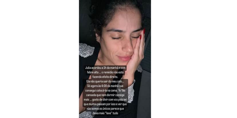Camila Camargo faz relato sobre filha Camila Camargo faz relato sobre filha