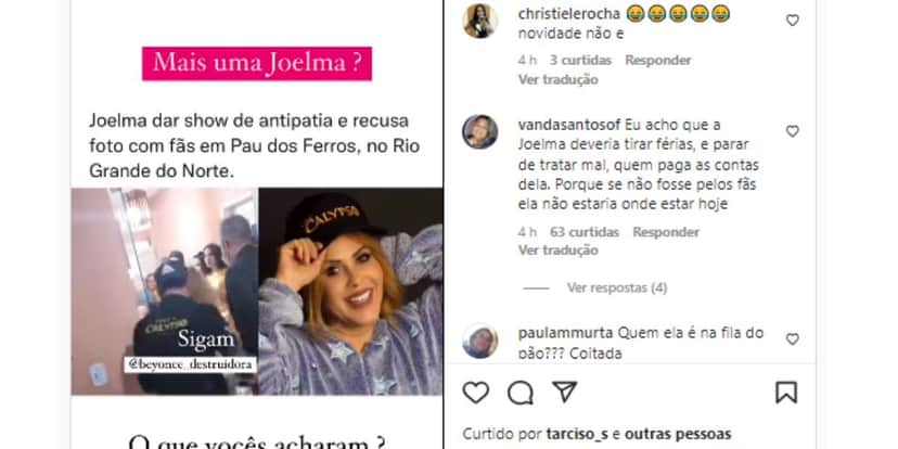 Vídeo em que Joelma aparecendo ignorando os fãs viraliza nas redes sociais Vídeo em que Joelma aparecendo ignorando os fãs viraliza nas redes sociais