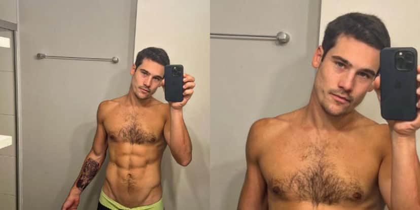 Nicolas Prattes aparece em foto seminu e deixa web chocada Nicolas Prattes aparece em foto seminu e deixa web chocada
