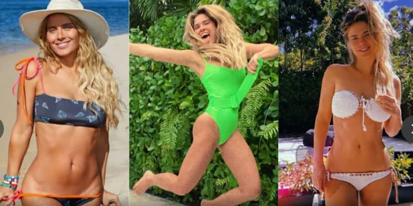 De biquíni fino, Carolina Dieckmann exibe beleza natural e fotos provam que é uma das mulheres mais linda do Brasil De biquíni fino, Carolina Dieckmann exibe beleza natural e fotos provam que é uma das mulheres mais linda do Brasil