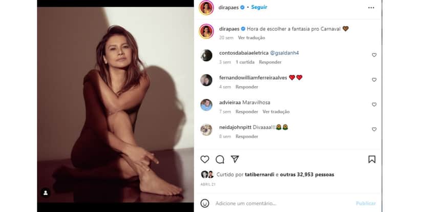 Dira Paes faz pose sensual Dira Paes faz pose sensual