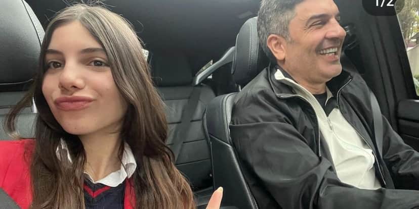 Edu Guedes e a filha Edu Guedes e a filha