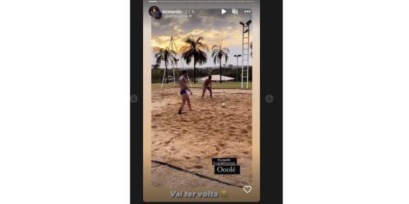 Leonardo e Gusttavo Lima jogando Leonardo e Gusttavo Lima jogando
