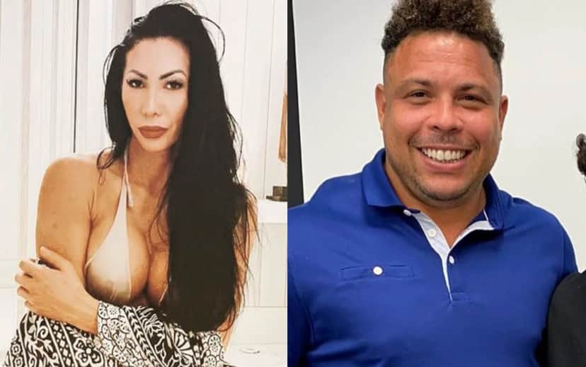Michele Umezu já se relacionou com o jogador Ronaldo Fenômeno (Foto: Reprodução) Michele Umezu já se relacionou com o jogador Ronaldo Fenômeno (Foto: Reprodução)