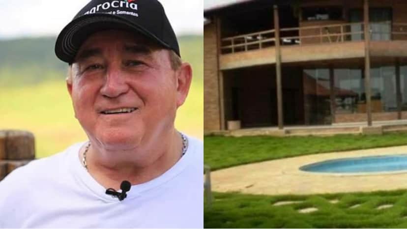 O cantor Amado Batista e sua extraordinária Fazenda vendida O cantor Amado Batista e sua extraordinária Fazenda vendida