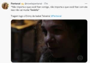 Pantanal - Tenório (Murilo Benício) molesta Alcides (Juliano Cazarré) e Brasil para em choque; audiência da novela explode (Foto: Reprodução / Twitter) Pantanal - Tenório (Murilo Benício) molesta Alcides (Juliano Cazarré) e Brasil para em choque; audiência da novela explode (Foto: Reprodução / Twitter)