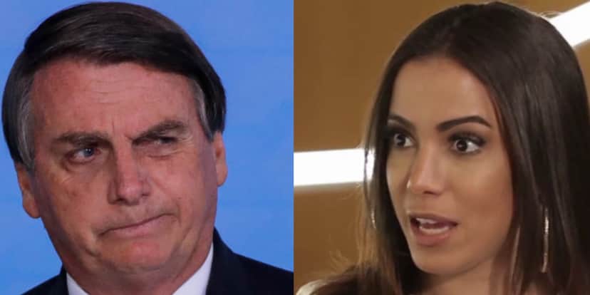 Bolsonaro e Anitta estão em pé de guerra (Foto: Reprodução) Bolsonaro e Anitta estão em pé de guerra (Foto: Reprodução)