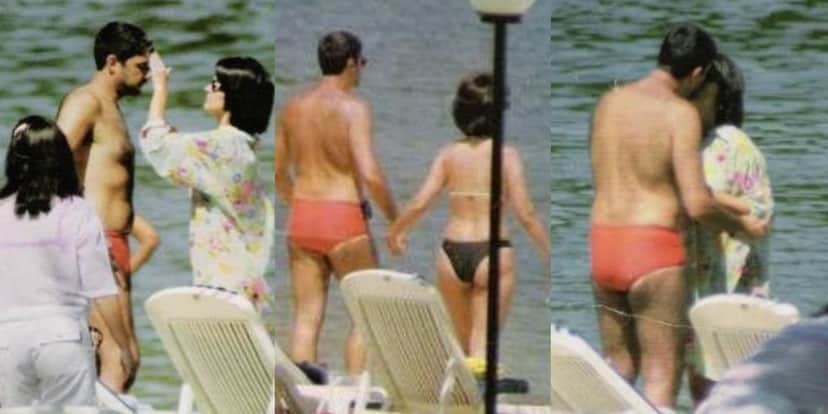William Bonner e Fátima Bernardes na praia (Foto: Reprodução/Montagem) William Bonner e Fátima Bernardes na praia (Foto: Reprodução/Montagem)