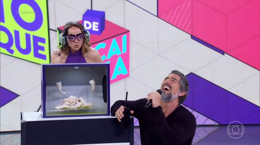 Maria Beltrão se irrita com Marcos Mion e ameaçada sair do estúdio: "Vou embora" Maria Beltrão se irrita com Marcos Mion e ameaçada sair do estúdio: "Vou embora"